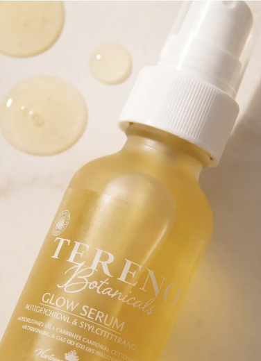 Glow Serum, 1 oz Glass Bottle: Natural Brightening & Exfoliating Facial Serum With Licorice Root, Willow Bark & Papaya Extracts