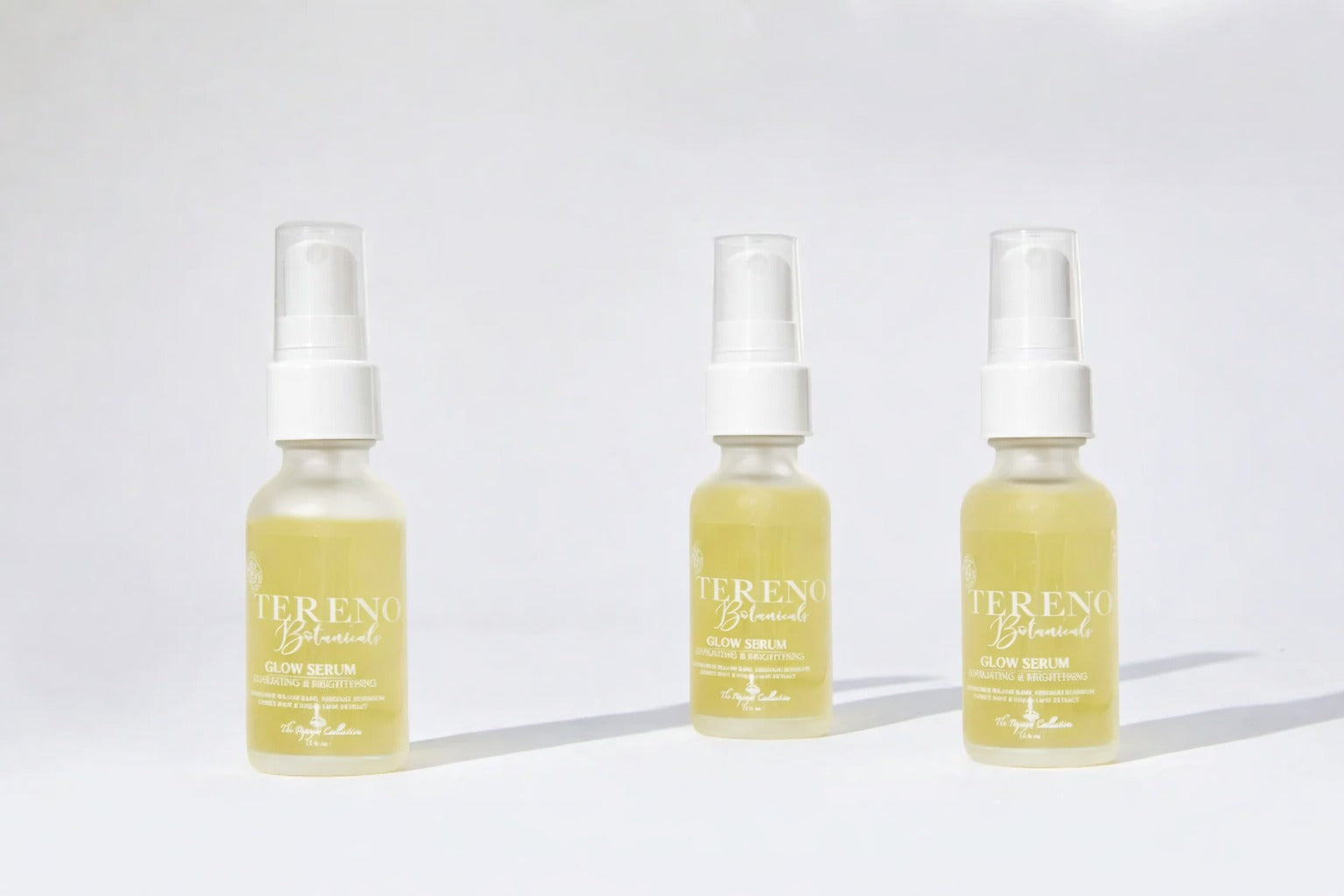 Glow Serum, 1 oz Glass Bottle: Natural Brightening & Exfoliating Facial Serum With Licorice Root, Willow Bark & Papaya Extracts - Tereno Botanicals