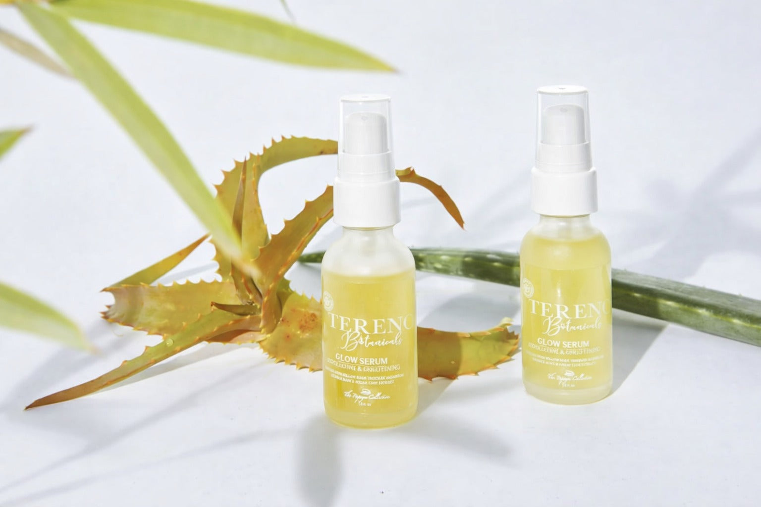 Glow Serum, 1 oz Glass Bottle: Natural Brightening & Exfoliating Facial Serum With Licorice Root, Willow Bark & Papaya Extracts - Tereno Botanicals