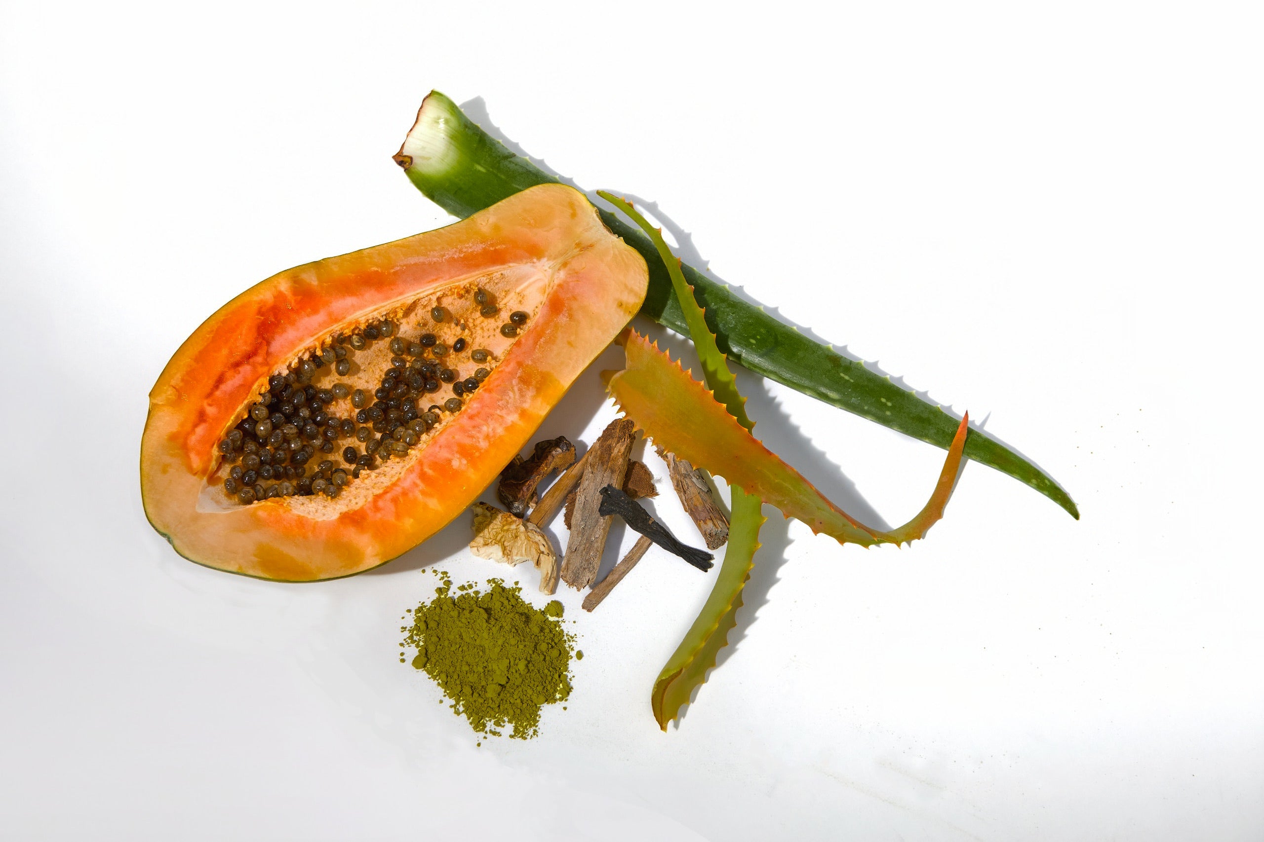 Papaya Radiant Brightening Facial Cleanser, 8oz Glass Bottle: All Natural Cleanser With Willow Bark & Papaya Leaf Extracts - Tereno Botanicals