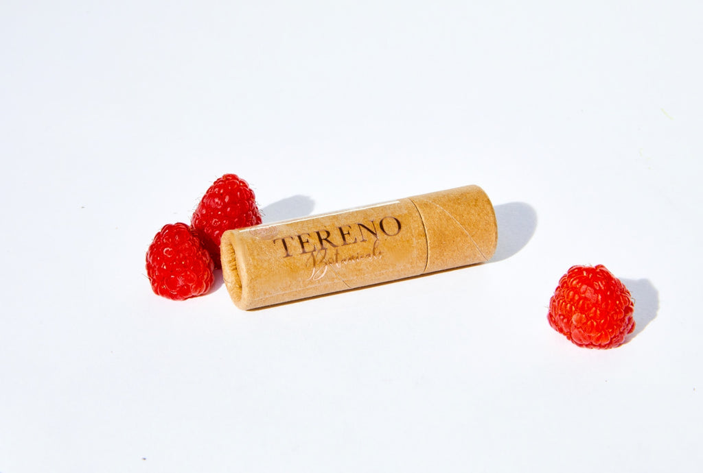 Raspberry Luxury Lip & Skin Balm: Hydrating Silky Balm Made With Raspberry Seed Oil For A Natural SPF | Biodegradable Packaging - Tereno Botanicals